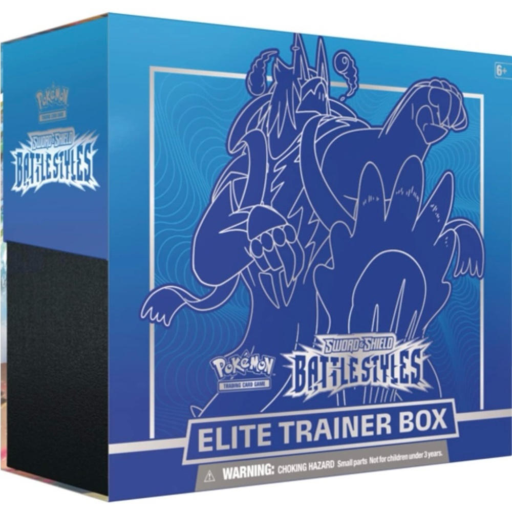 Brand new-sealed Pokemon Sword & Shield Battle Styles Box - Blue and Black